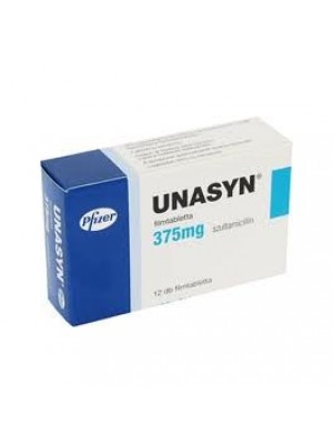 UNASYN. 375 mg. 12 tablets