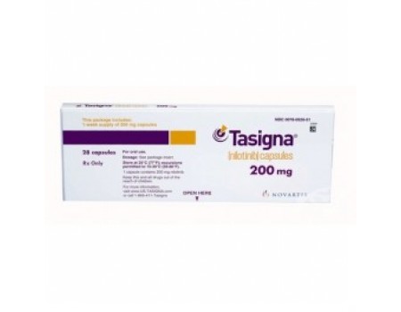 TASIGNA. 200 mg. 28. capsules