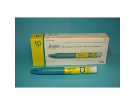 Byetta injection 10 mcg. /  60 doses of 2.4 ml