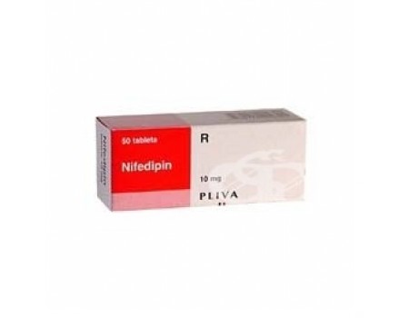 Nifedipin. 10 mg. 50 tablets