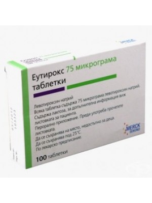 EUTIROKS. 75 mcg. 90 tablets