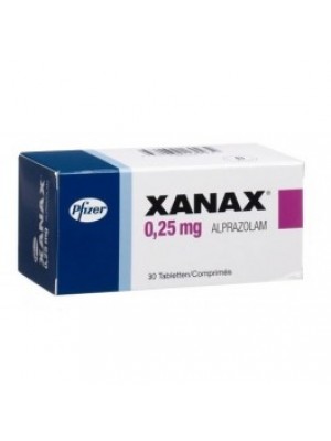 Xanax. 0.25 mg 60 tablets