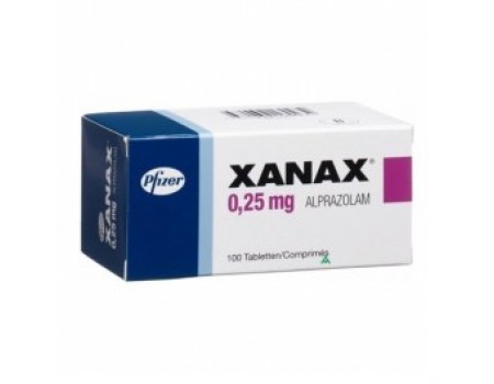 Xanax. 0.25 mg .100 tablets