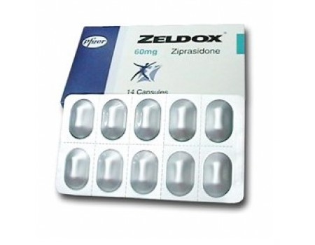 Zeldox. 60 mg. 14 capsules