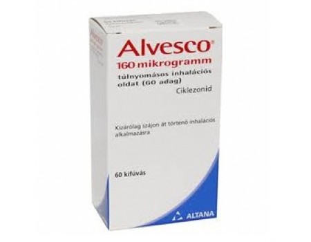 ALVESCO inhaler 160 mcg. 60 doses