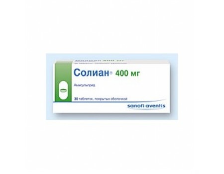Solian. 400 mg. 30 tablets