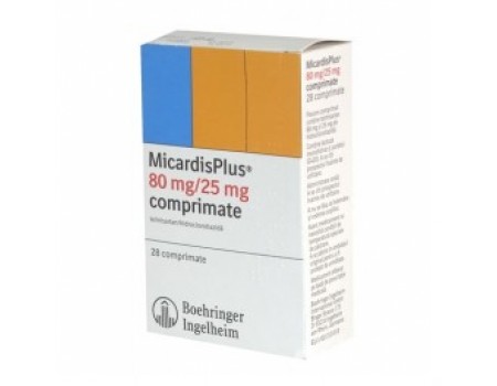 MIKARDIS PLUS. 80 mg. / 25 mg. 28 tablets