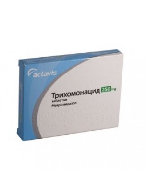 TRIHOMONACID. 250 mg. 20 tablets