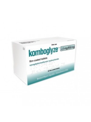 KOMBOGLYZE. 2.5 mg. / 850 mg. 60 tablets