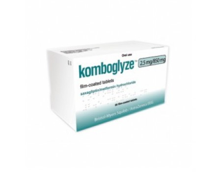 KOMBOGLYZE. 2.5 mg. / 850 mg. 60 tablets