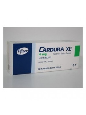 CARDURA. 4 mg. 30 tablets
