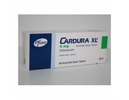 CARDURA. 4 mg. 30 tablets
