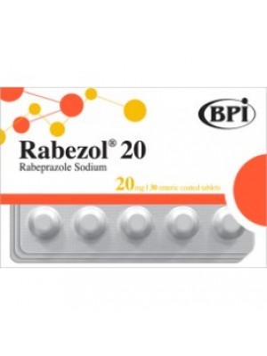 RABEZOL. 20 mg. 30 tablets