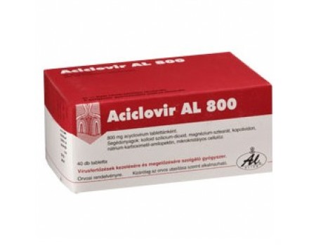 Acyclovir AL. 800 mg. 35 tablets