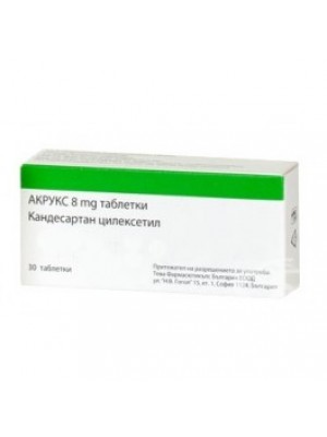 ACRUX. 8 mg. 30 tablets