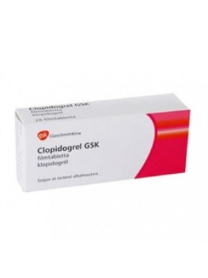 CLOPIDOGREL GSK . 75 mg. 30 tablets