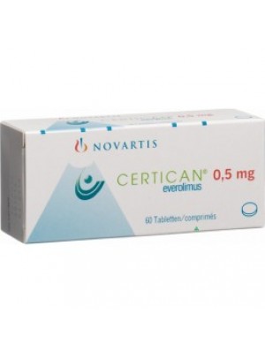 CERTICAN. 0.5 mg. 60 tablets