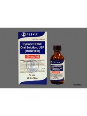 Cyclosporin solution of 100 mg. / Ml. 50 ml.