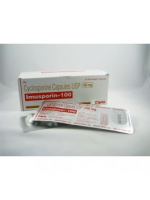 Cyclosporine. 100 mg. 50 capsules