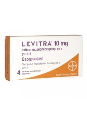 Levitra 10 mg. 4 tablets