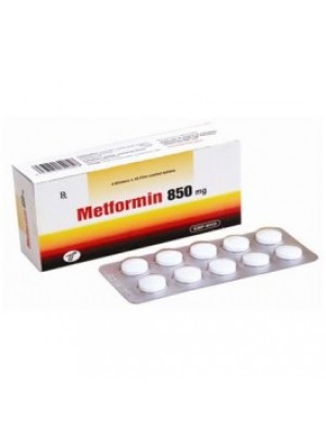 Metformin. 850 mg. 90 tablets