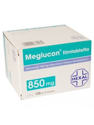 MEGLUCON. 850 mg. 120 tablets