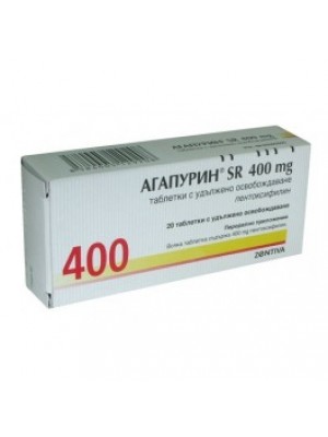 AGAPURIN SR. 400 mg. 20 tablets