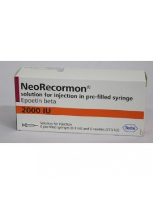 NEORECORMON 2000 IU 0.3 ml. 1 syringe