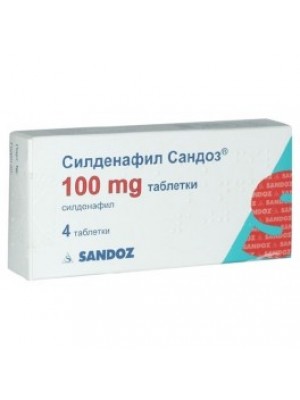 Sildenafil Sandoz table. 100 mg