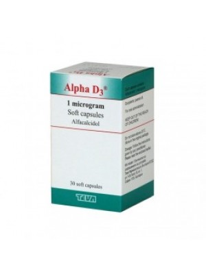 ALPHA D3. 1 mcg. 30 capsules