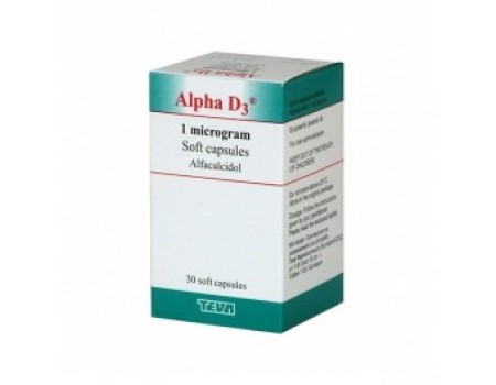 ALPHA D3. 1 mcg. 30 capsules