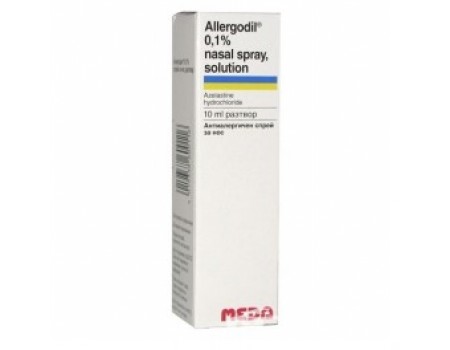 Allergodil nasal spray 10 ml.