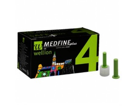 INSULIN NEEDLE MEDFINE PLUS 4 mm. 100 pcs.