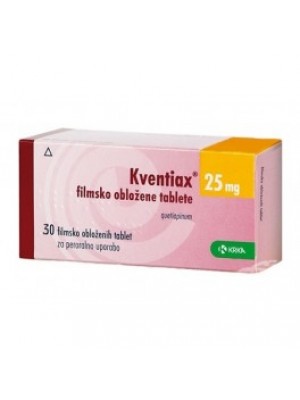 KVENTIAX. 25 mg. 30 tablets
