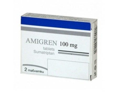 AMIGREN. 100 mg. 2 tablets