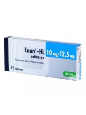 Enap HL . 10 mg. / 12.5 mg