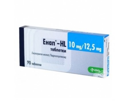 Enap HL . 10 mg. / 12.5 mg
