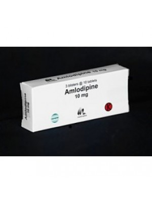 Amlodipine. 10 mg. 30 tablets
