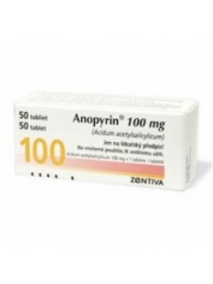 ANOPYRIN. 100 mg. 50 tablets