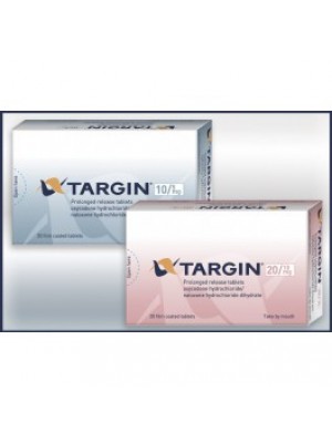 TARGIN. 10 mg. / 5 mg. 50 tablets