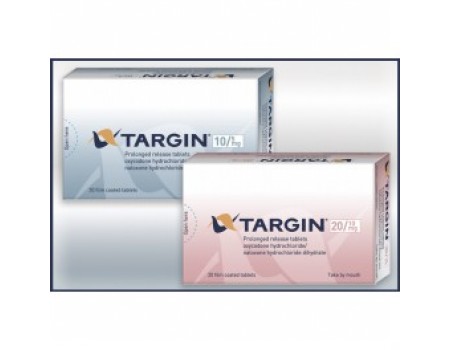 TARGIN. 20 mg. / 10 mg. 50 tablets