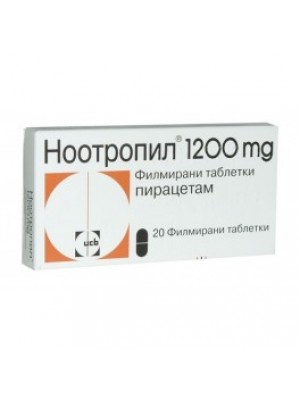 Nootropil. 1200 mg. 20 tablets