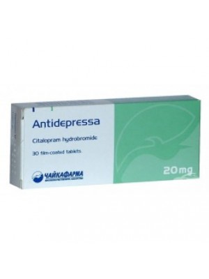 Antidepressa. 20 mg. 30 tablets