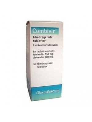 Combivir. 150 mg. / 300 mg. 60 tablets