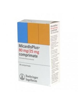 MIKARDIS PLUS. 80 mg. / 25 mg. 28 tablets