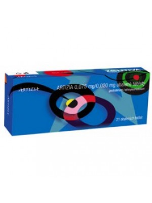 Artizia. 0.075 mg. / 0.020 mg. 21 tablets