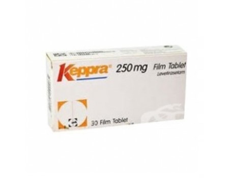 Keppra. 250 mg. 30 tablets