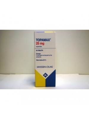 Topamax. 25 mg. 60 tablets