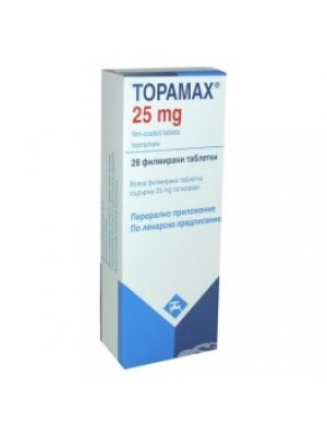Topamax. 25 mg. 28 tablets