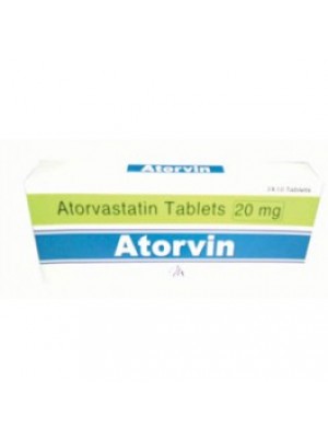 ATORVIN. 20 mg. 30 tablets